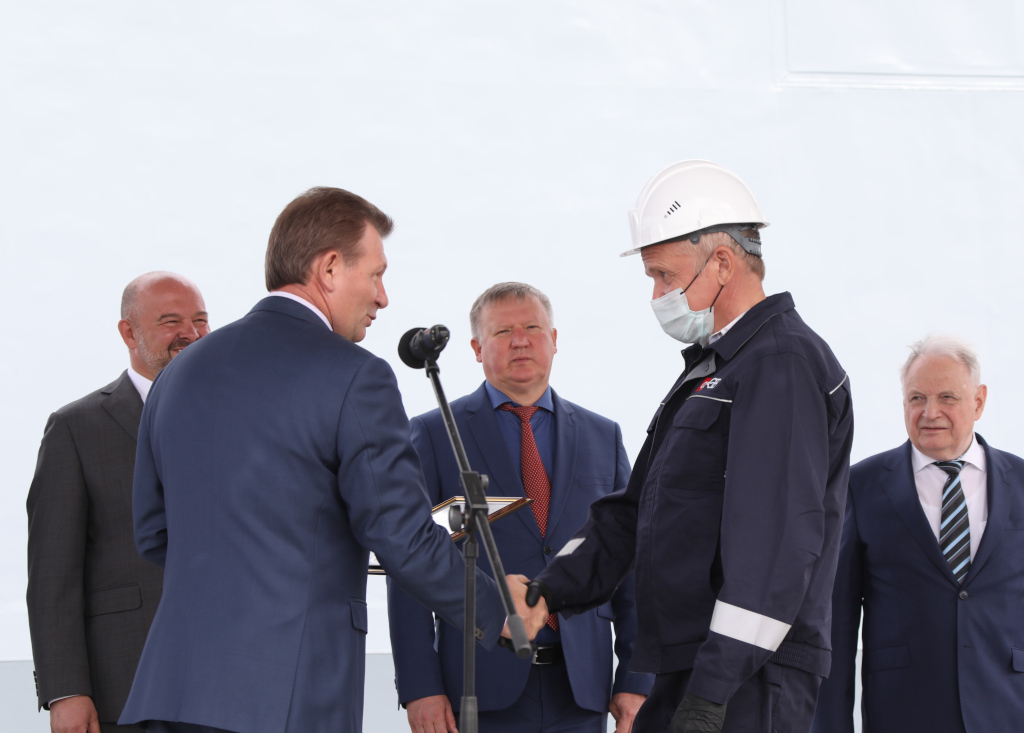 И. Орлов принял участие в торжественном подписании приёмного акта нового фрегата